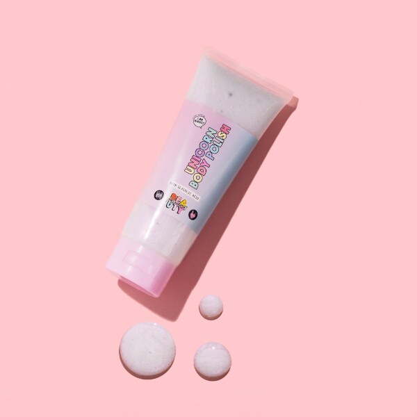 Mallows Beauty Unicorn Glycolic Scrub body polish - British product
