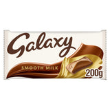 Galaxy Smooth Milk Chocolate Block Bar Vegetarian 180g Block chocolate bars Sainsburys   