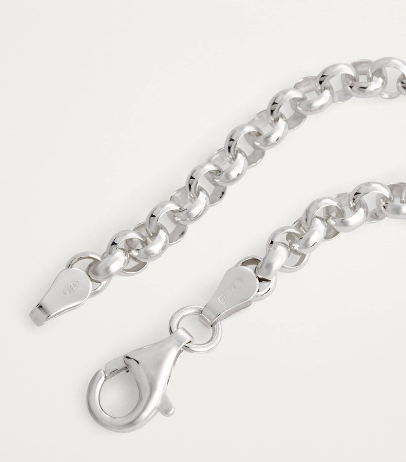 Tilly Sveaas gold-plated T-bar belcher chain bracelet, imported from the UK