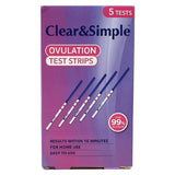 Clear & Simple Ovulation Test Strips - 5 Tests GOODS Boots   