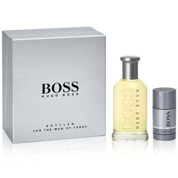 Hugo Boss Bottled EDT gift set 200ml with deodorant stick, UK version
