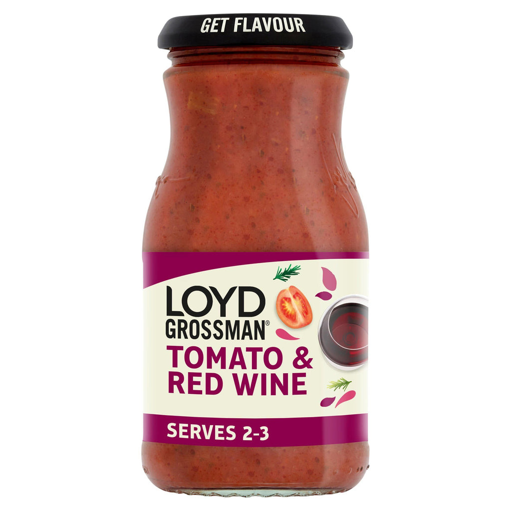 Loyd Grossman Pasta Sauce, Tomato & Red Wine 350g