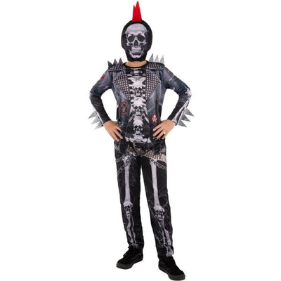 Superdrug Smiffys Boys Punk Skeleton Costume- Buy online at McGrocer