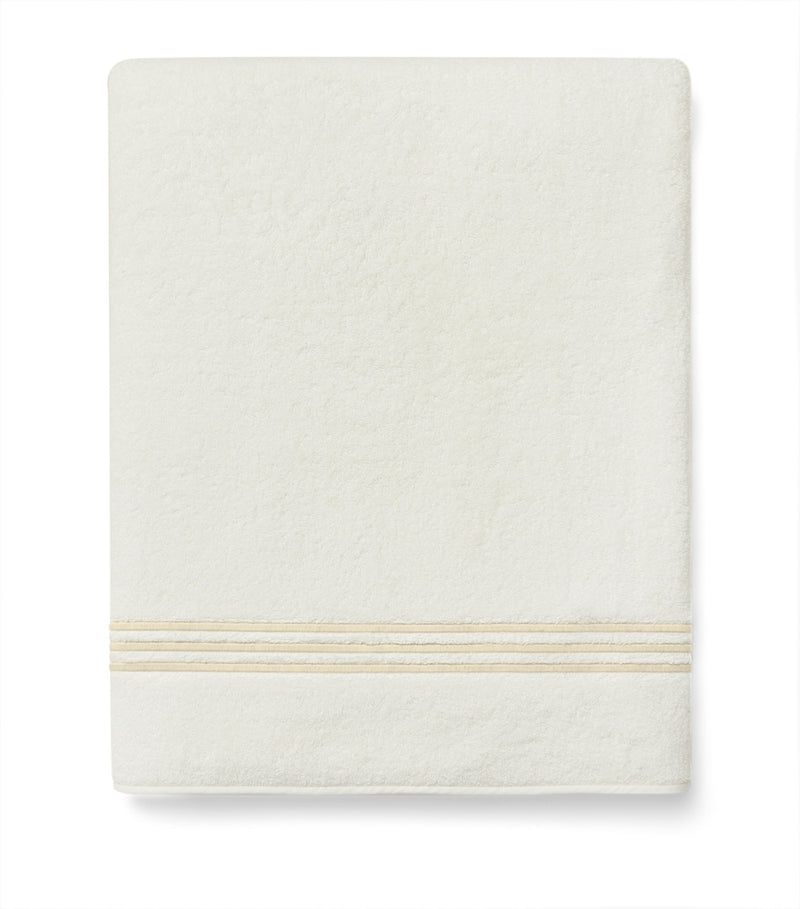Pratesi Tre Righe bath sheet 40x70cm (British brand)