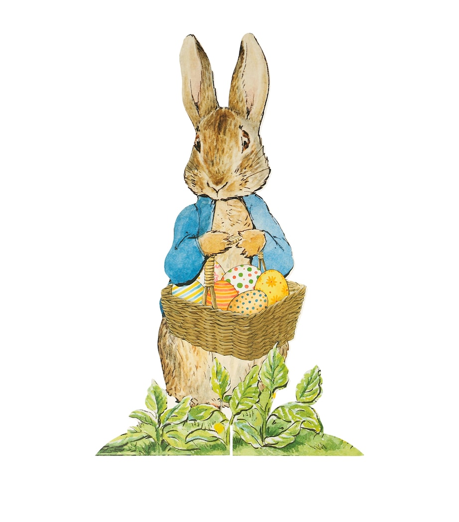 Meri Meri Peter Rabbit egg hunt kit with 6 characters and wooden stakes, imported from the UK