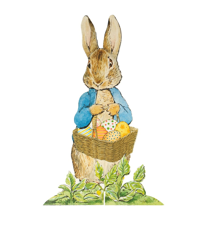Meri Meri Peter Rabbit egg hunt kit with 6 characters and wooden stakes, imported from the UK