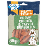 Good Boy Meaty Treaty Chicken Carrot Dumbbells Dog Treats Dog Food & Accessories ASDA   