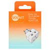 Solait dual travel power adapter UK EU plug converter (British brand)