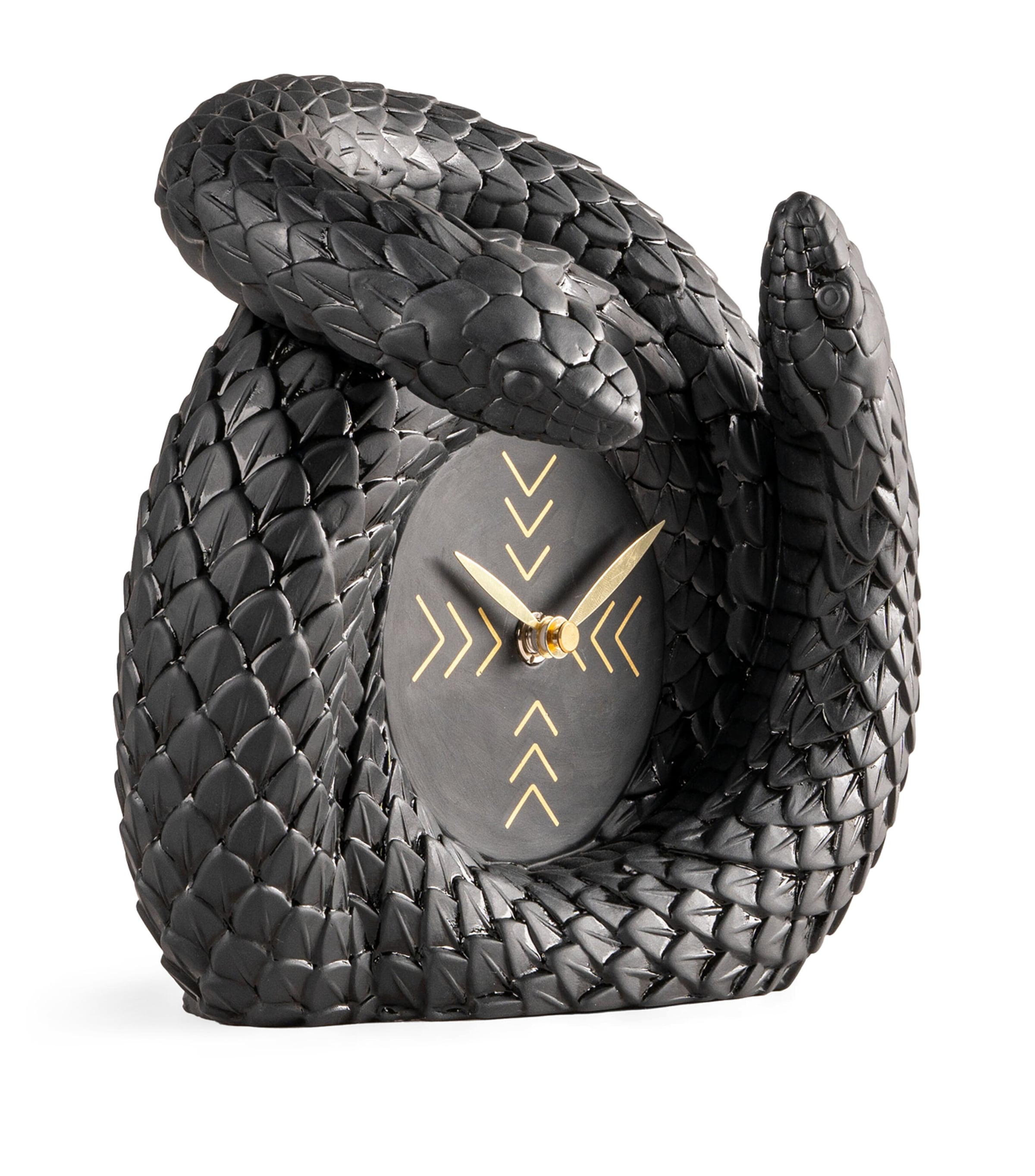Lladró porcelain snake clock, UK version