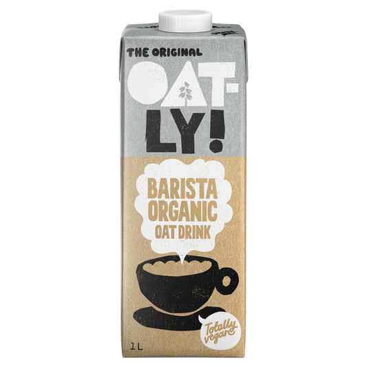 Oatly Oat Drink Barista Organic Long Life 1L GOODS Sainsburys   