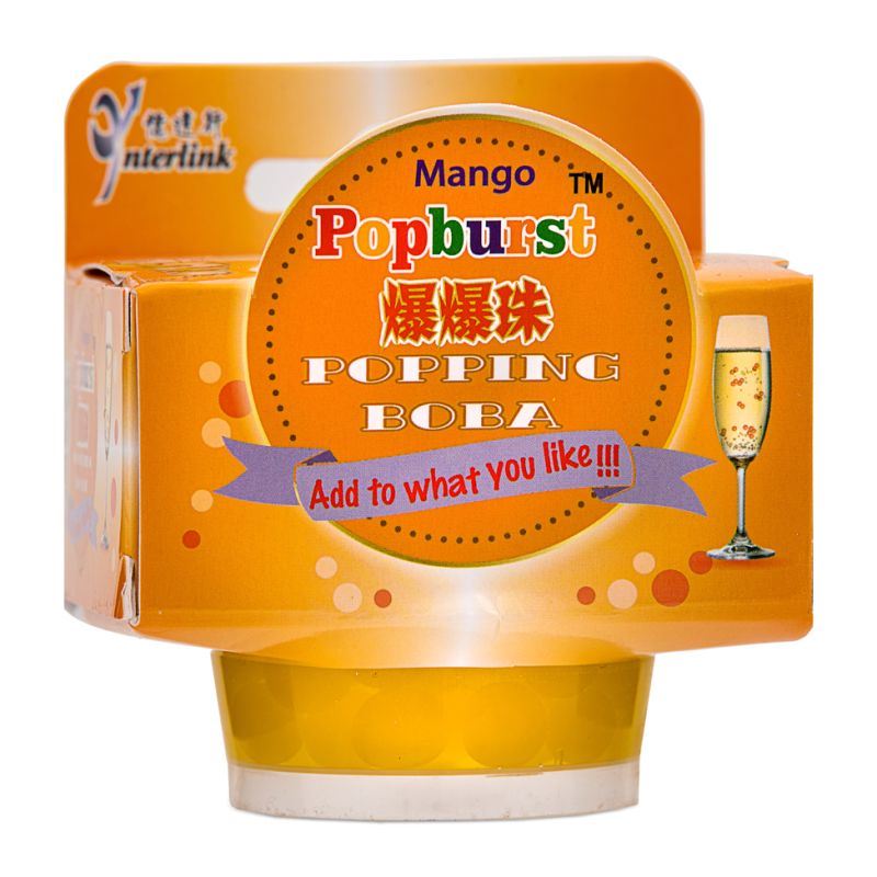 RW Popburst mango popping boba - British product