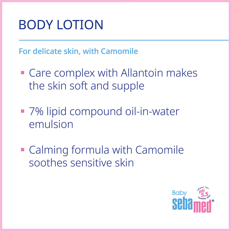 Sebamed baby body lotion 100ml, imported from the UK