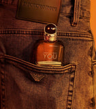 Armani Strong With You Amber eau de parfum 100ml, imported from the UK
