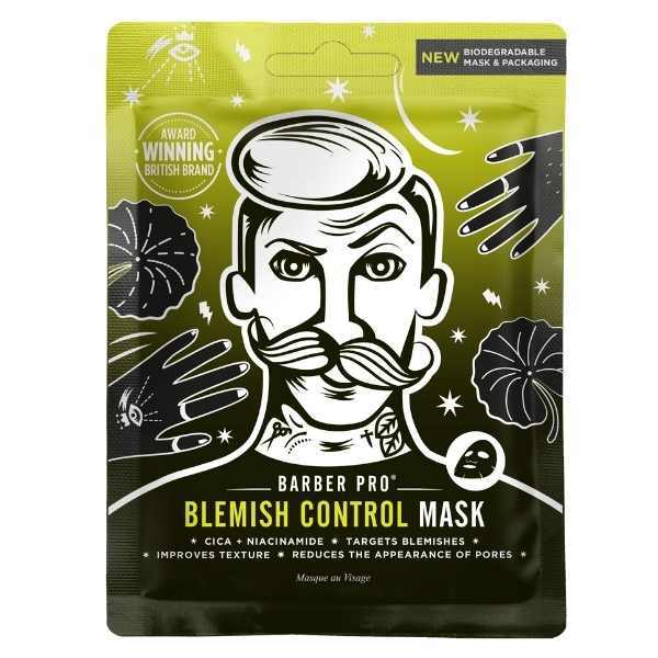 Barber Pro blemish control face sheet mask, UK version