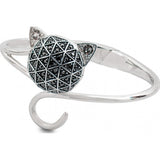 Karl Lagerfeld silver ladies ring - British product
