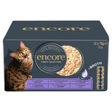 Encore Natural Finest Selection In Broth Cat Tins 12x70g Cat cans & tins Sainsburys   