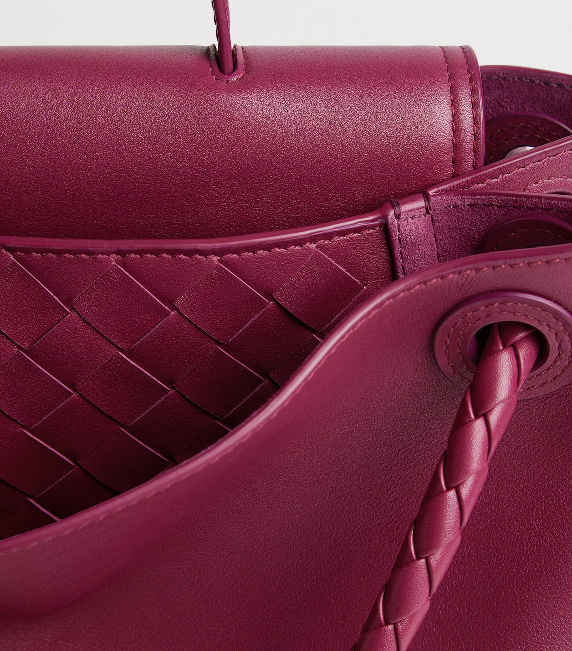 Bottega Veneta Ciao Ciao top-handle bag in calfskin leather, imported from the UK