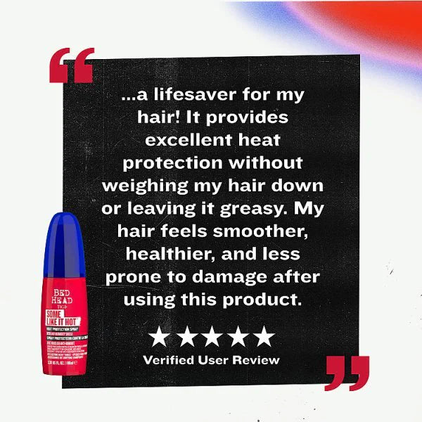 Bedhead some like it hot heat protection spray 100ml - British product