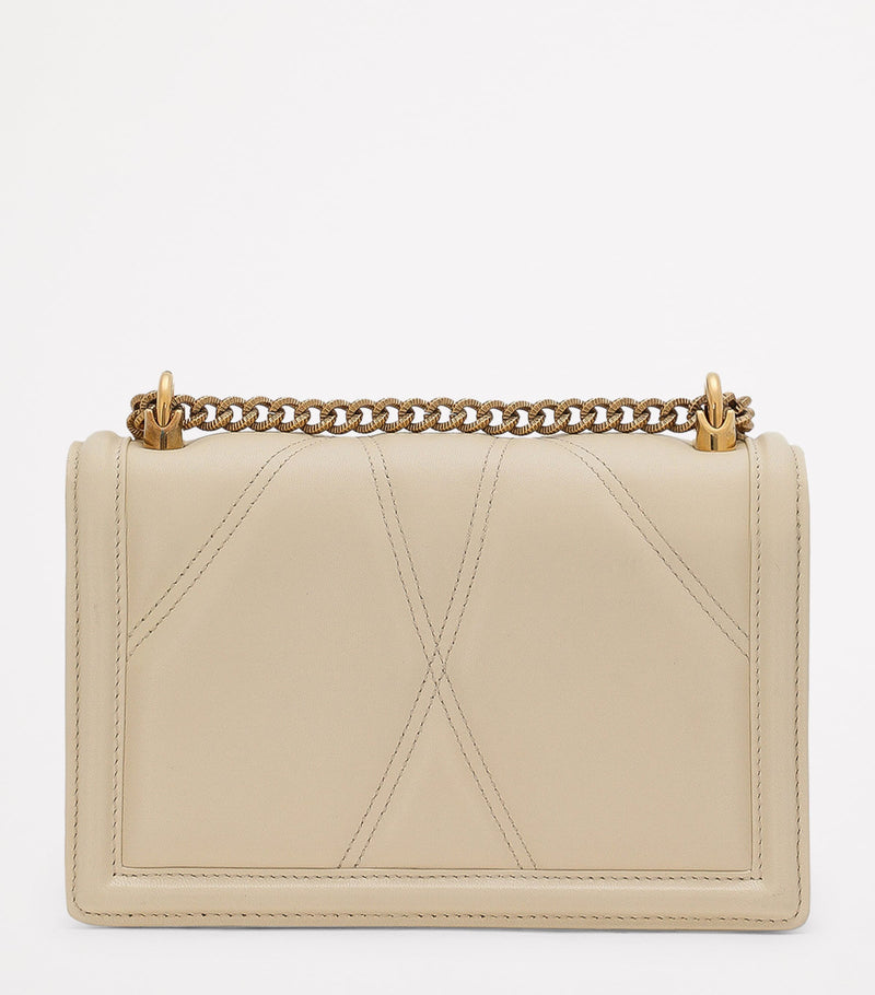 Dolce&Gabbana Devotion leather shoulder bag, imported from the UK