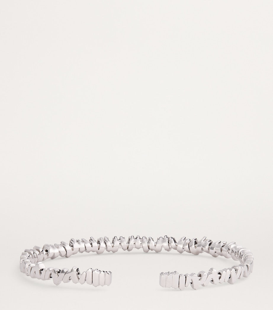 Suzanne Kalan white gold diamond bangle (British brand)