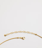 Monica Vinader gold vermeil aquamarine Odyssey necklace (British brand)