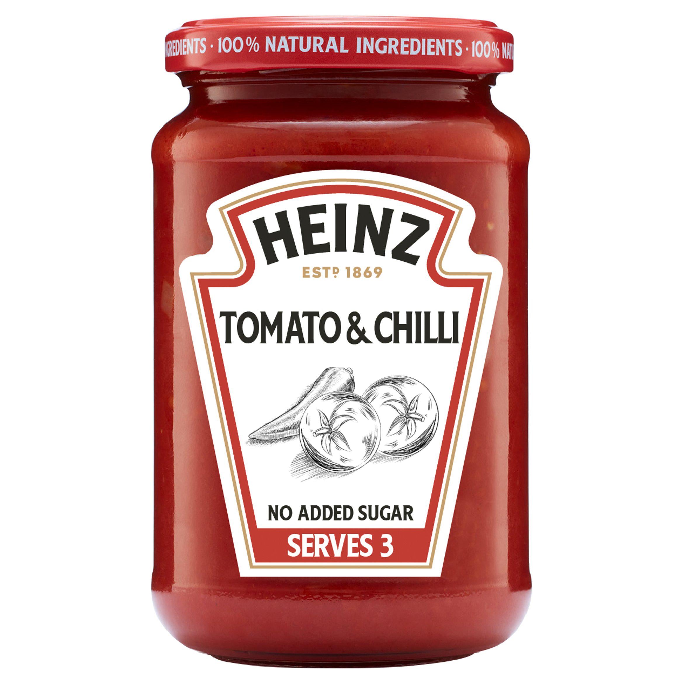 Heinz Tomato & Chilli Pasta Sauce 350g GOODS Sainsburys   