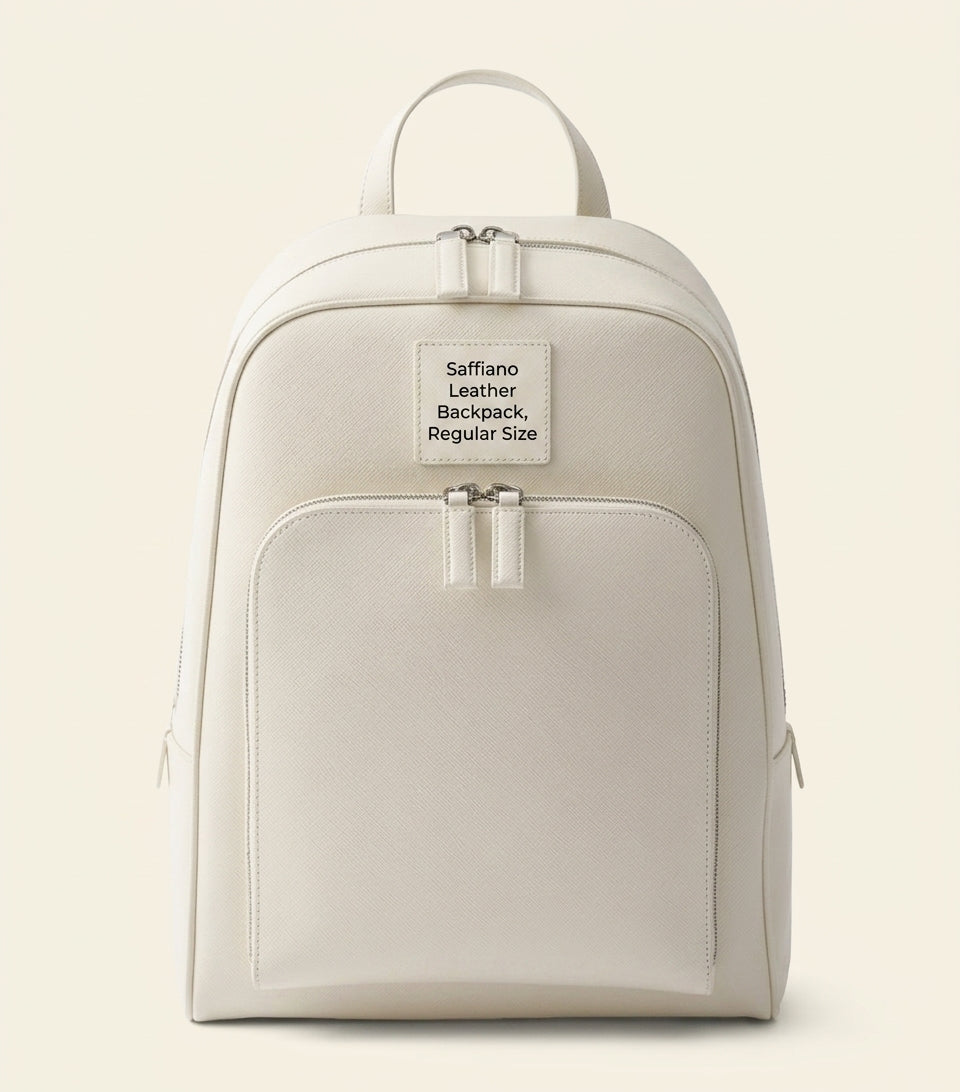 Prada Saffiano leather backpack, imported from the UK