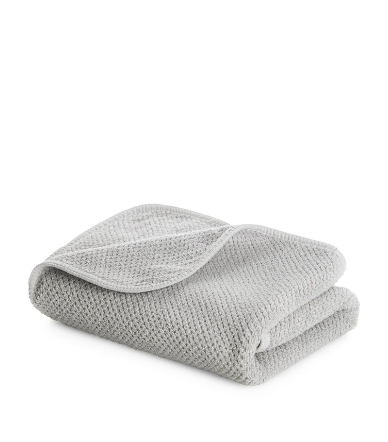 Honeycomb Weave Bath Sheet in Combed Cotton, 90cm x 180cm