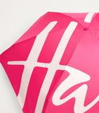 Harrods magenta logo umbrella compact size, UK version
