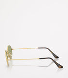 Ray-Ban RB3547 oval metal sunglasses rose gold - British product