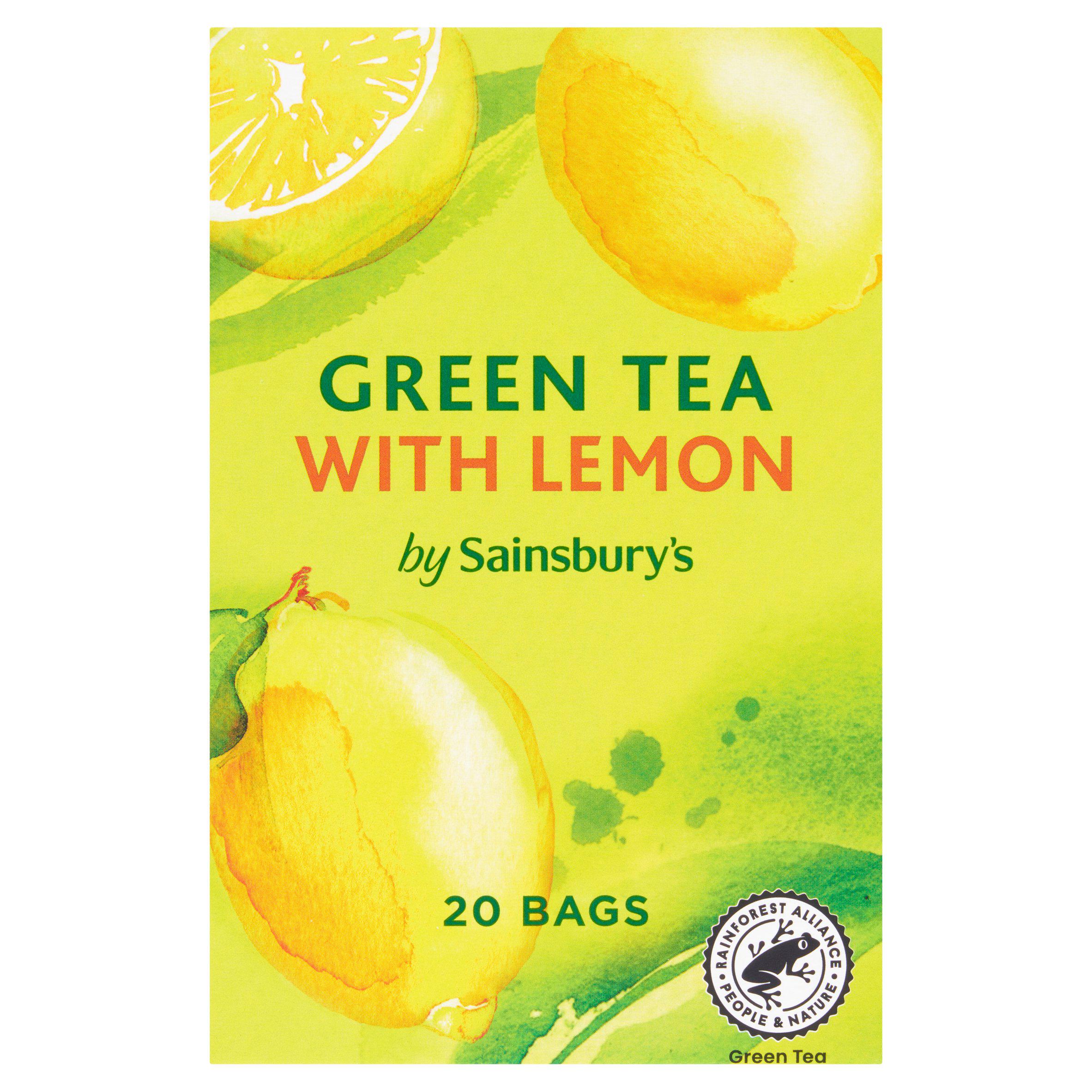 Sainsbury's Green Tea with Lemon x20 Tea Bags 38g GOODS Sainsburys   