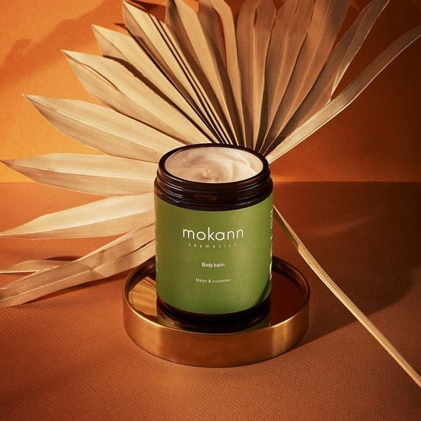 Mokann Body Balm Melon & Cucumber 180ml, imported from the UK