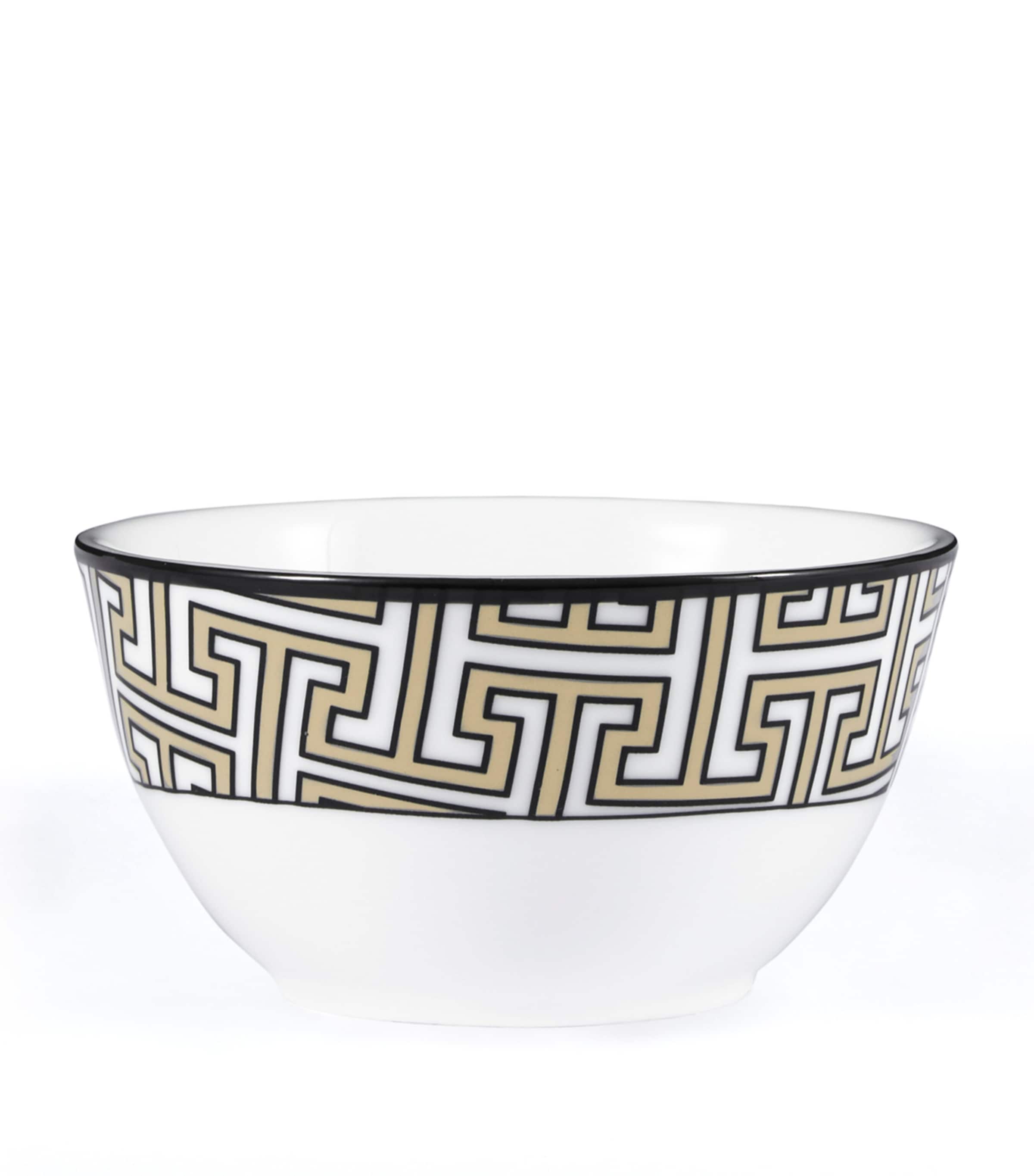 O.W.London Maze bone china sugar bowl 6cm - British product