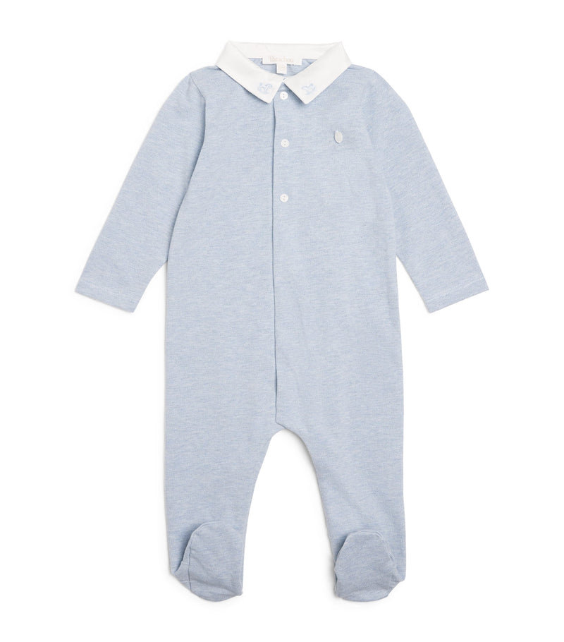 Patachou cotton collar all-in-one for babies 1-24 months, imported from the UK