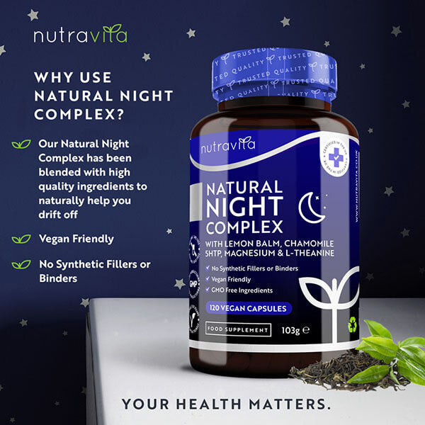 Nutravita Sleep Complex, Chamomile & Magnesium-120Vegan Caps GOODS Superdrug   