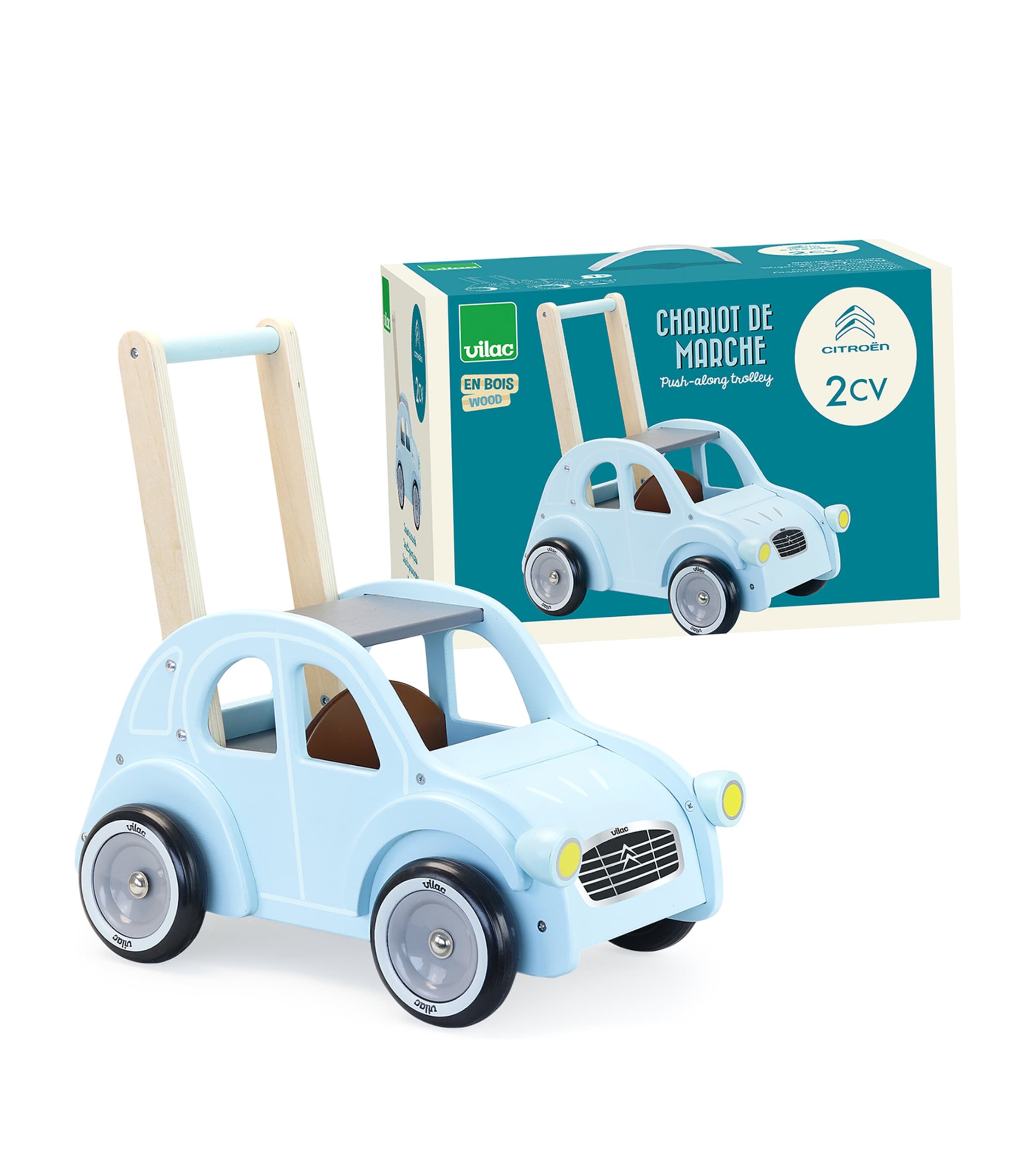 vilac Citroën 2CV walking car toy (British brand)