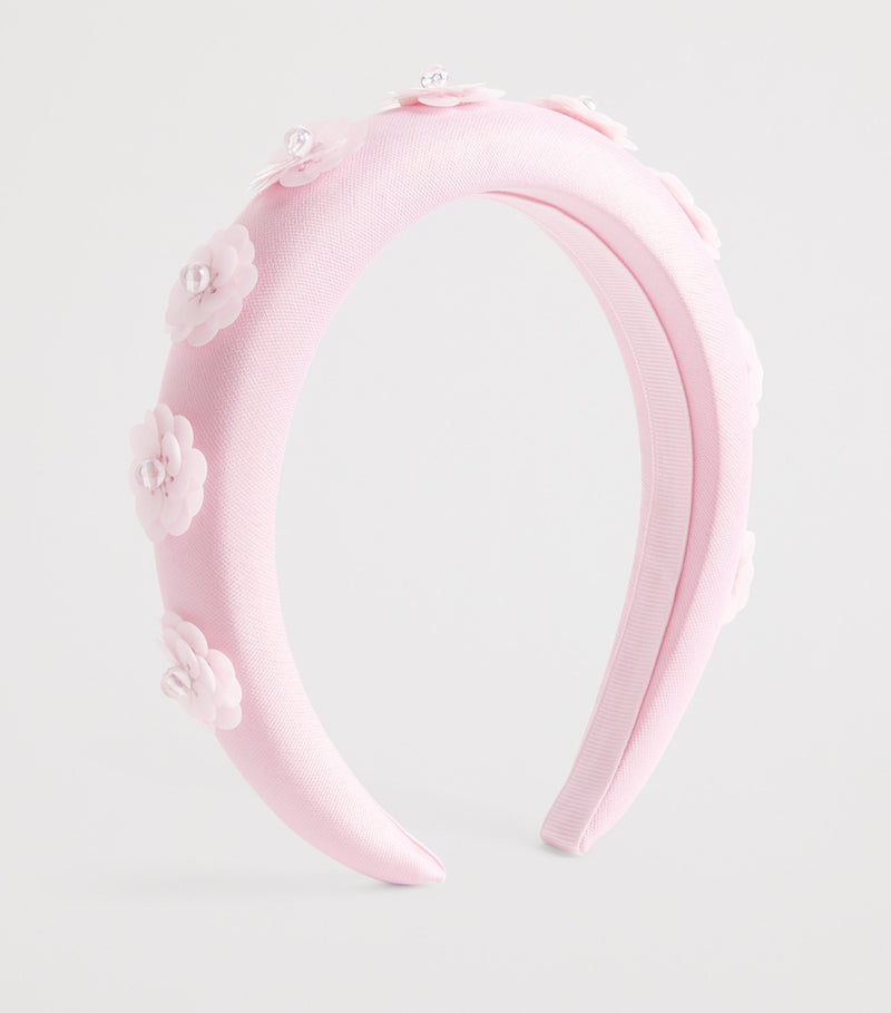 Self-Portrait Kids sequin and pearl headband (British brand)