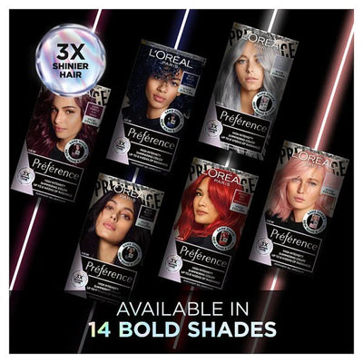 Superdrug L'Oréal Paris Préférence Vivids Teinture Permanente Rouge Cerise- Acheter en ligne chez McGrocer