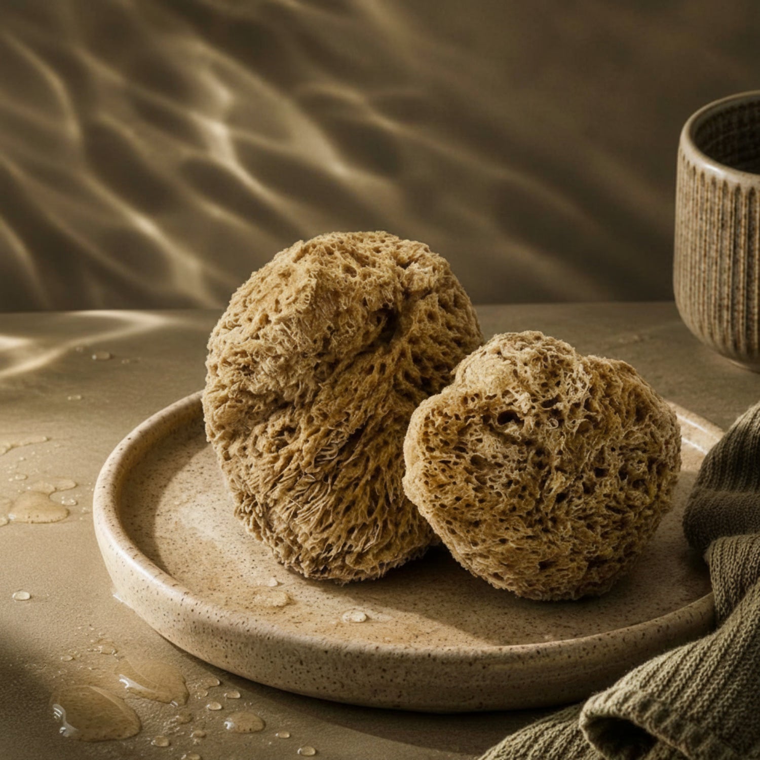 SpongeBox natural sea sponge 6-6.5 inches imported from the UK