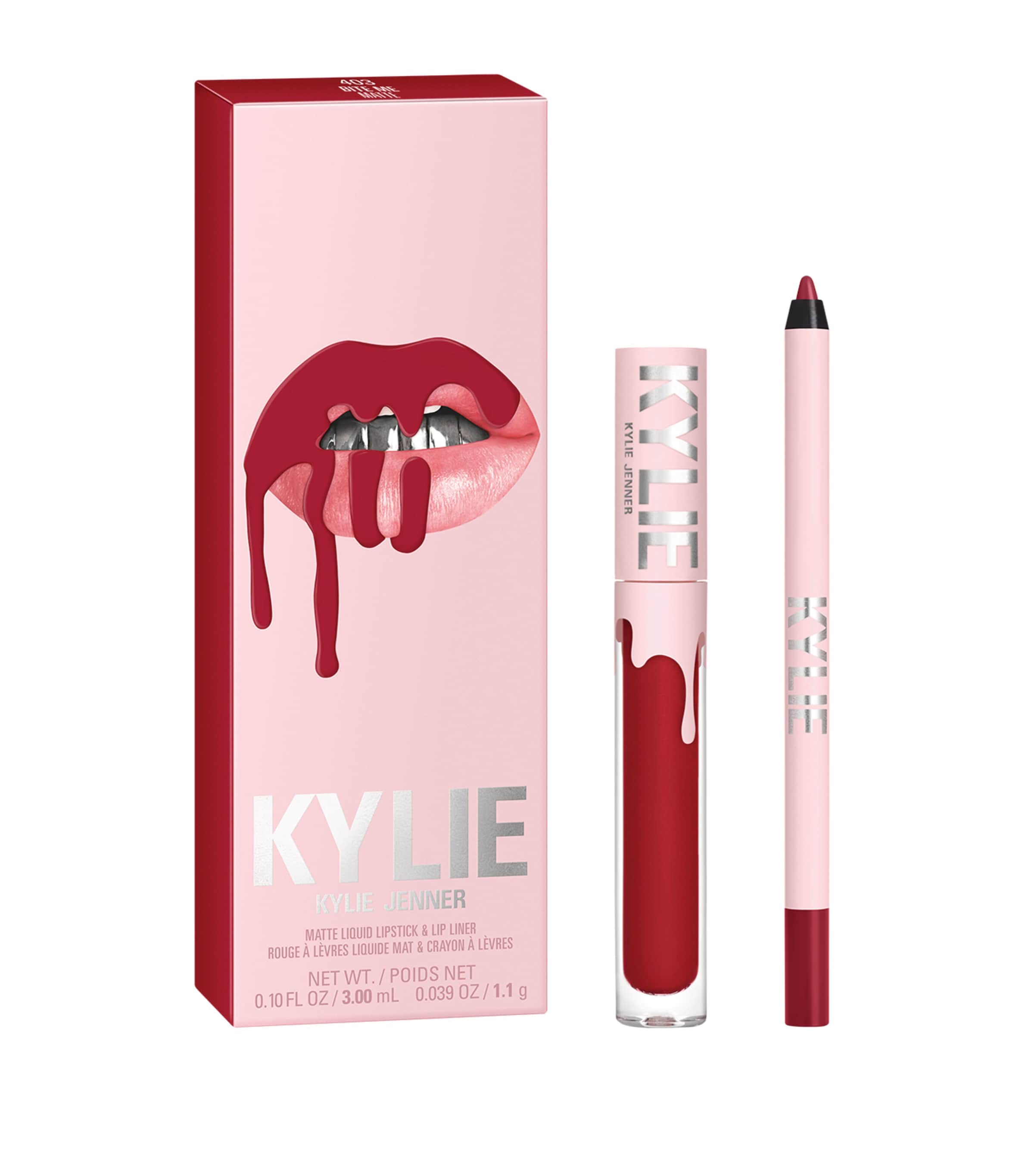 Kylie Cosmetics matte lip kit, UK version