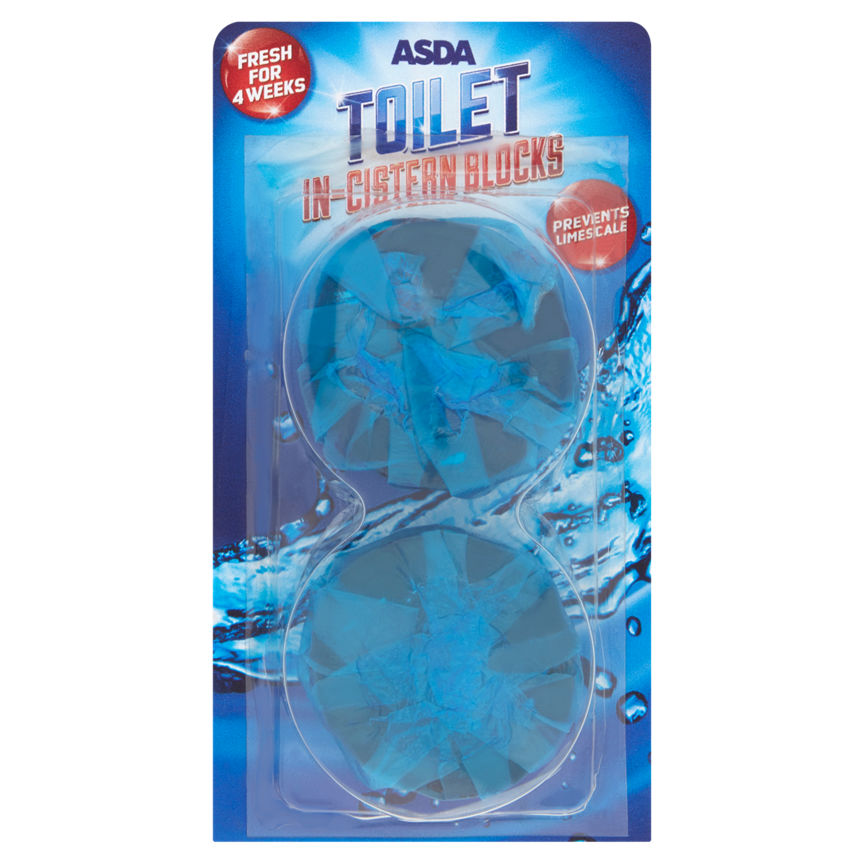 ASDA In-Cistern Toilet Blocks Blue