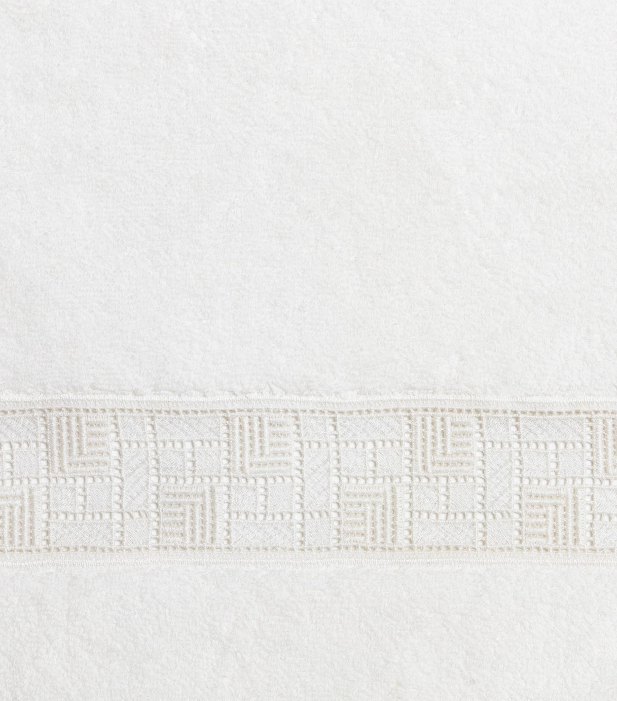 Frette Maze Lace bath sheet - British product