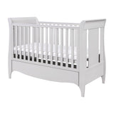 Tutti Bambini Roma Sleigh Cot Bed with Under Bed Drawer - Dove Grey GOODS Boots   