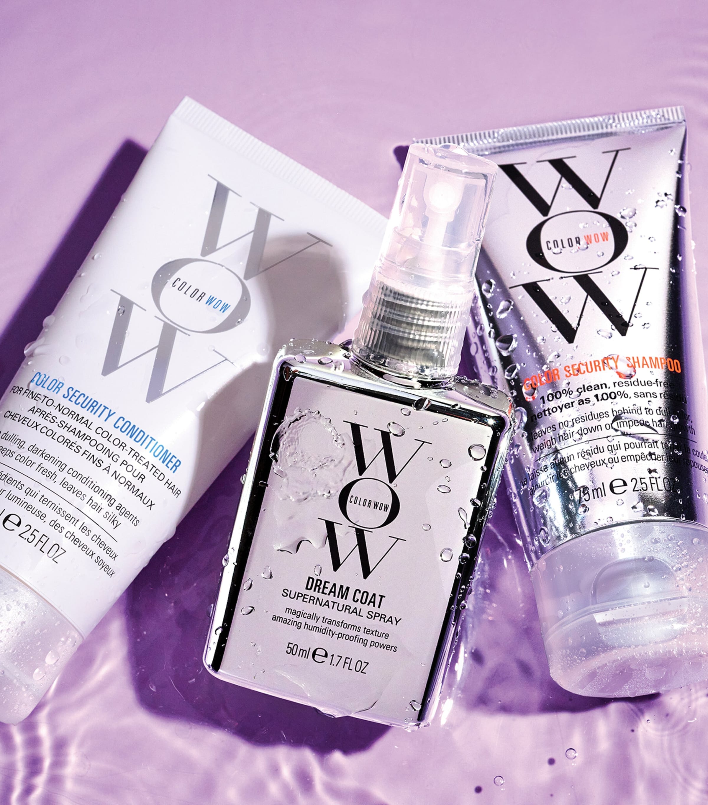 Color Wow Dream Smooth hair care travel kit - British product
