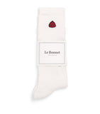 Le Bonnet cotton-blend logo socks, imported from the UK