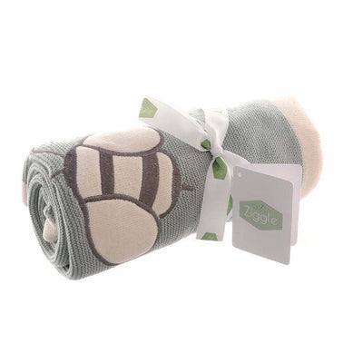 Superdrug Ziggle Baby Blanket Sage Green Bumble Bee 100cm x 75cm Cot Blanket- Buy online at McGrocer
