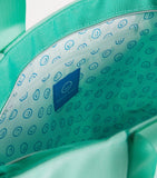 Becco Bags felt tote bag with interchangeable patches, imported from the UK