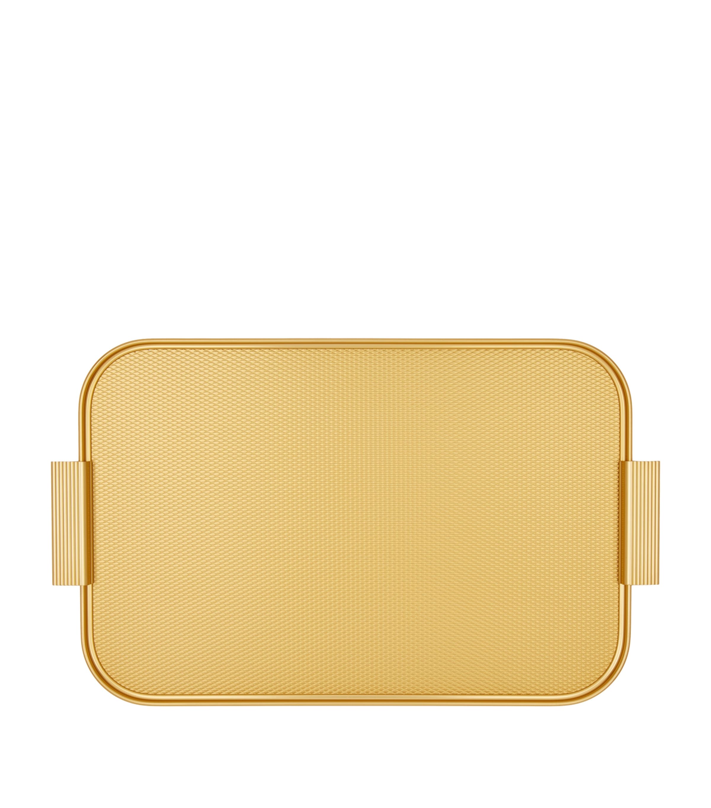Kaymet Ribbed Serving Tray 46cm made from anodised aluminium, UK version