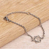 Myga sacral chakra bracelet adjustable stainless steel, UK version