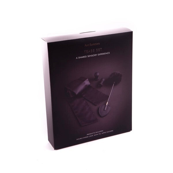 Ann Summers Tease Set with satin tie and crop - British product